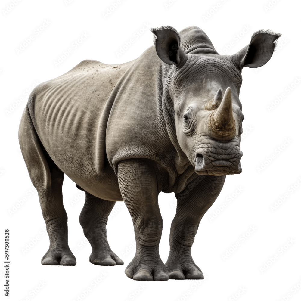 rhinoceros isolated on transparent background rhinoceros isolated on transparent background