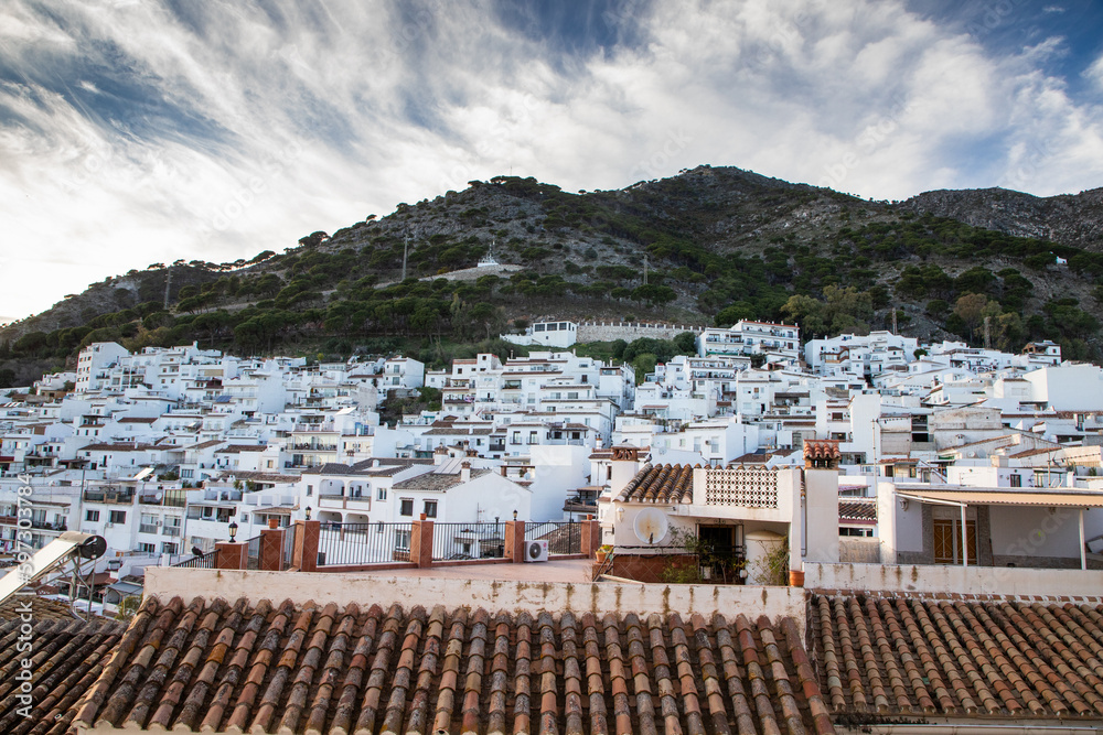 picturesque village of  Mijas. Costa del Sol, Andalusia, Spain