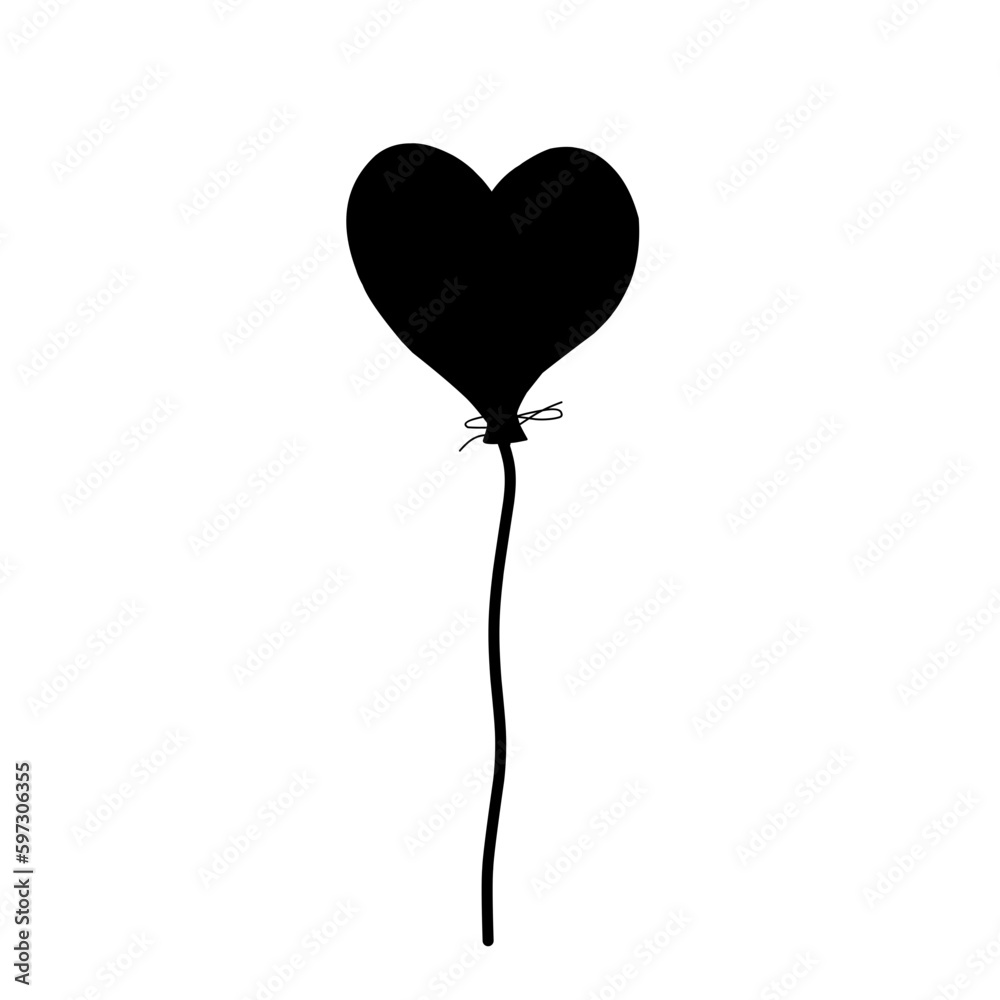 Silhouette Balloon Silhouette Balloon