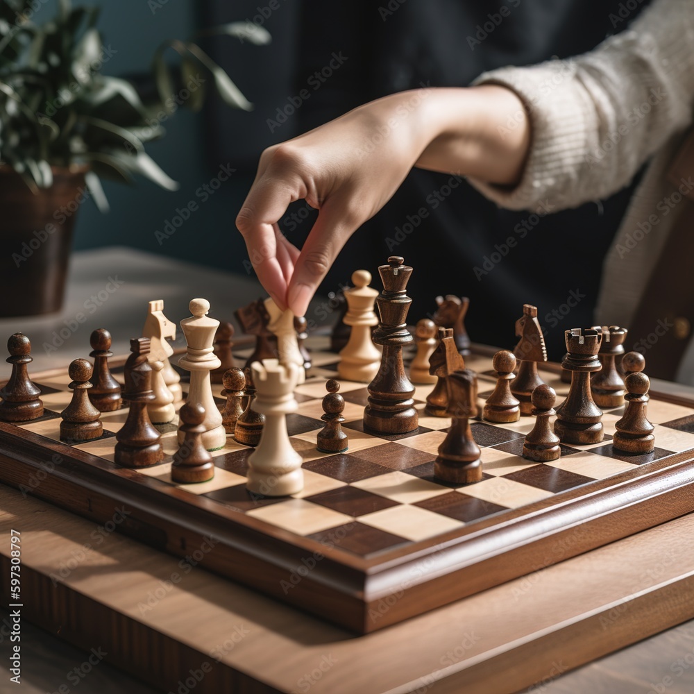 Chess Game in a Street Open Competition. Stock Image - Image of wood,  challenge: 279429957