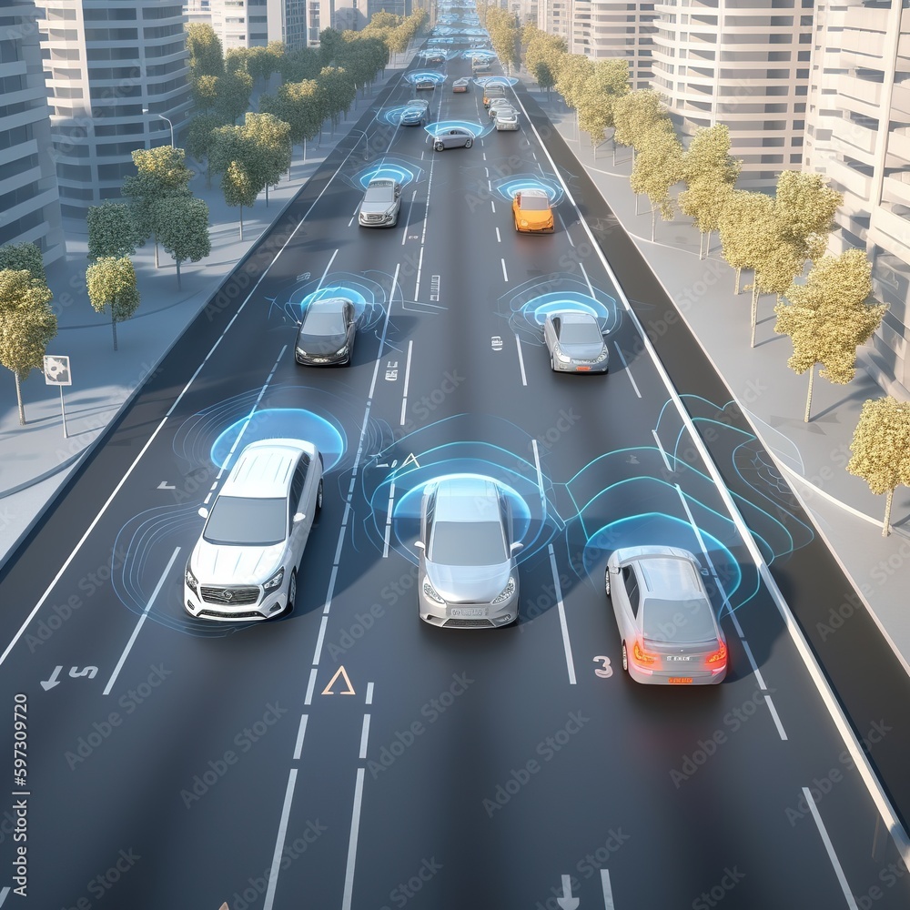 Autonomous vehicle sensor system design for driverless vehicle control safety. Future versions of adaptive cruise control will recognize nearby vehicles and pedestrians. generative ai Autonomous vehicle sensor system design for driverless vehicle control safety. Future versions of adaptive cruise control will recognize nearby vehicles and pedestrians. generative ai