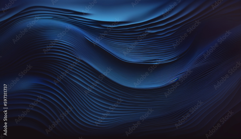 Sleek and Modern Dark Blue Abstract Background with Layers Generative AI Sleek and Modern Dark Blue Abstract Background with Layers Generative AI