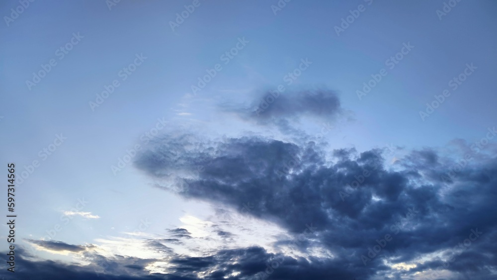 Obraz premium Nature Landscape Clouds Sky Photography, Abstract Cloudy Background
