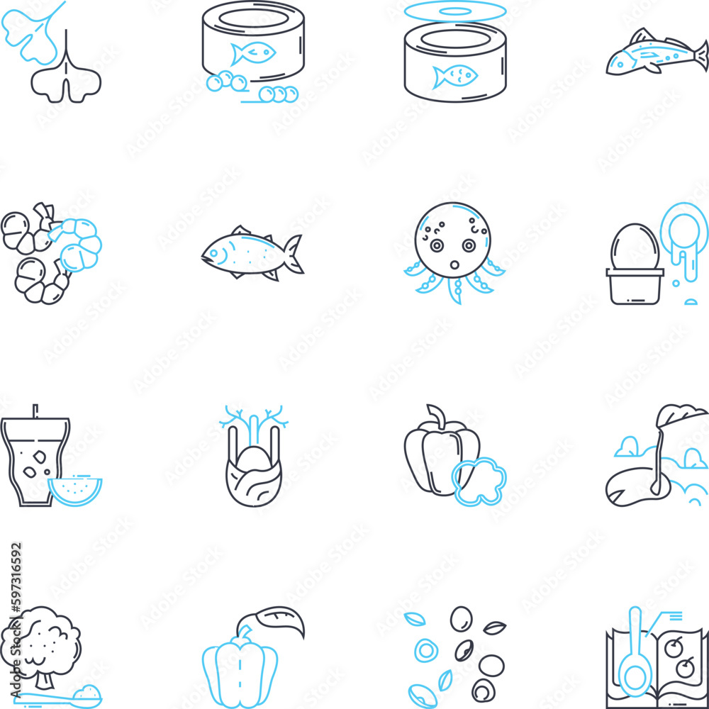 Supper linear icons set. Nourishing, Satisfying, Delicious, Comforting, Hearty, Wholesome, Nutritious line vector and concept signs. Scrumptious,Tasty,Fulfilling outline illustrations Supper linear icons set. Nourishing, Satisfying, Delicious, Comforting, Hearty, Wholesome, Nutritious line vector and concept signs. Scrumptious,Tasty,Fulfilling outline illustrations