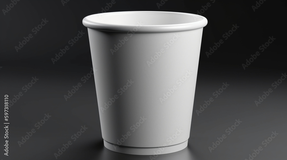Use this blank paper cup mockup to bring your ice cream brand to life Generative AI Use this blank paper cup mockup to bring your ice cream brand to life Generative AI