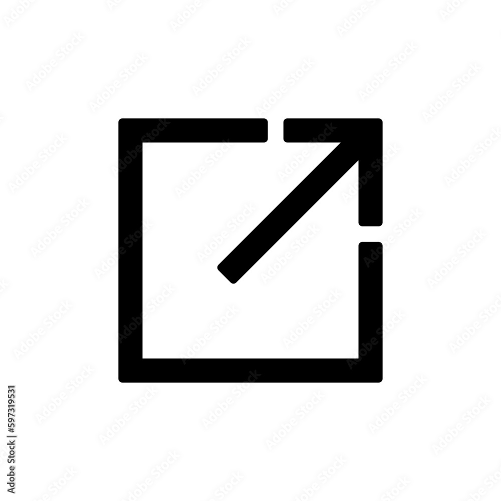 External link icon vector. hyperlink chain symbol. download, share, External link icon vector. hyperlink chain symbol. download, share,