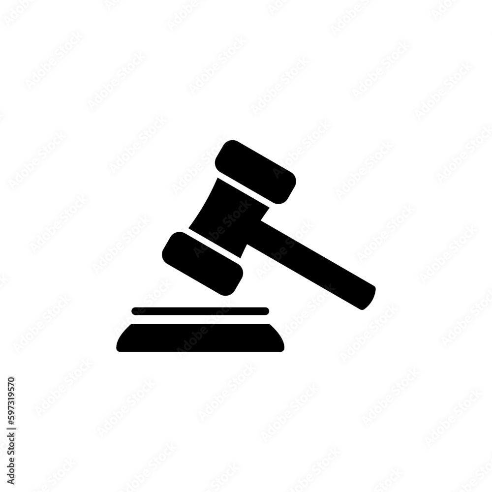 Gavel icon vector. judge gavel icon. auction hammer Gavel icon vector. judge gavel icon. auction hammer