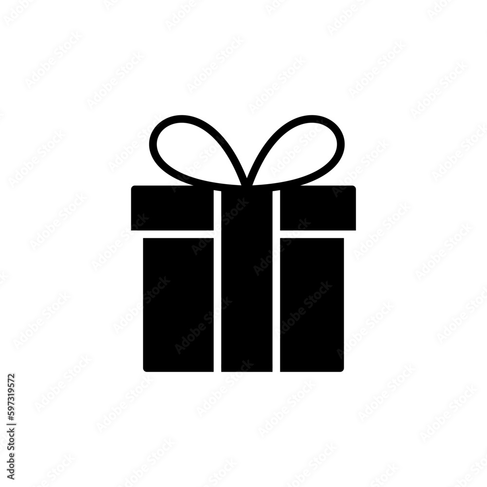 Gift icon vector. gift box icon. birthday gift Gift icon vector. gift box icon. birthday gift