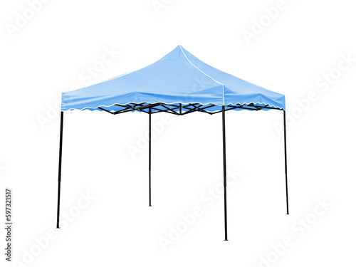 Quadro su tela Blue rain tent.