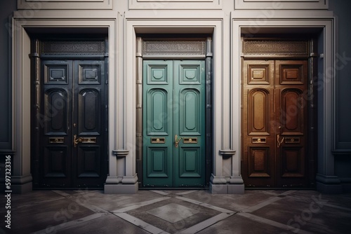 Which door to choose. Generative AI