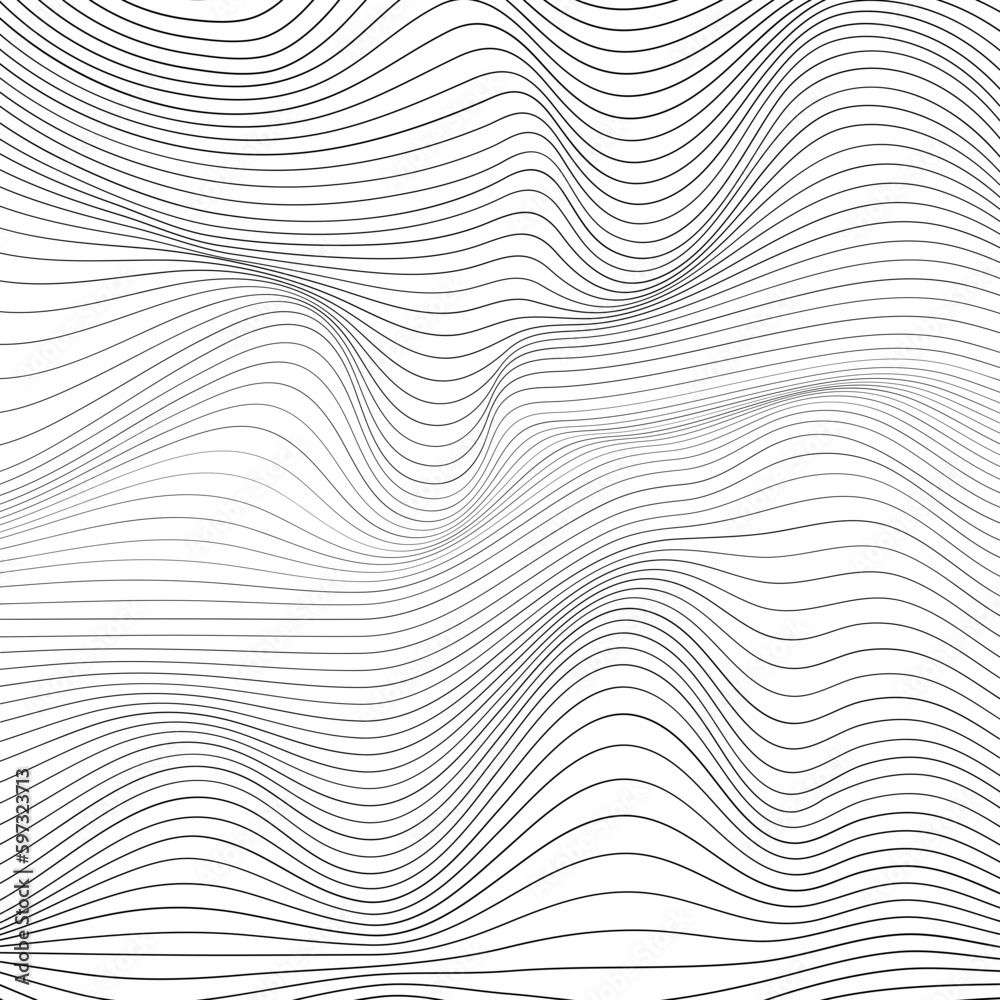 wavy lines background