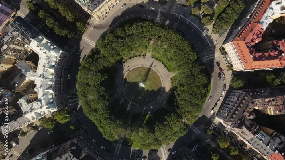 Aerial video of Karloplan, central Stockholm, apartment buildings Aerial video of Karloplan, central Stockholm, apartment buildings