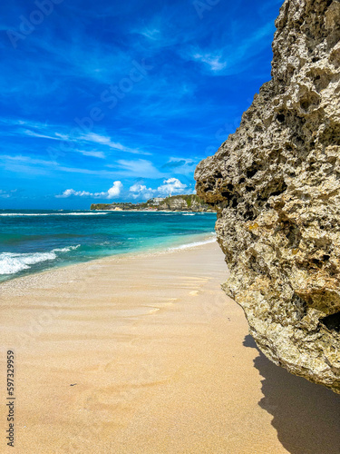 View of Bingin beach in Bali, Indonesia