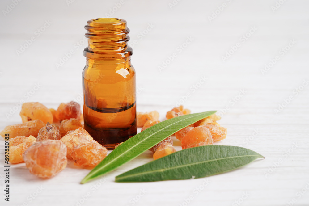 Frankincense or olibanum aromatic resin used in incense and perfumes. Frankincense or olibanum aromatic resin used in incense and perfumes.