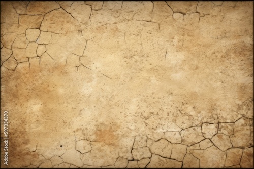 textured grungy background with a cracked surface. Generative AI