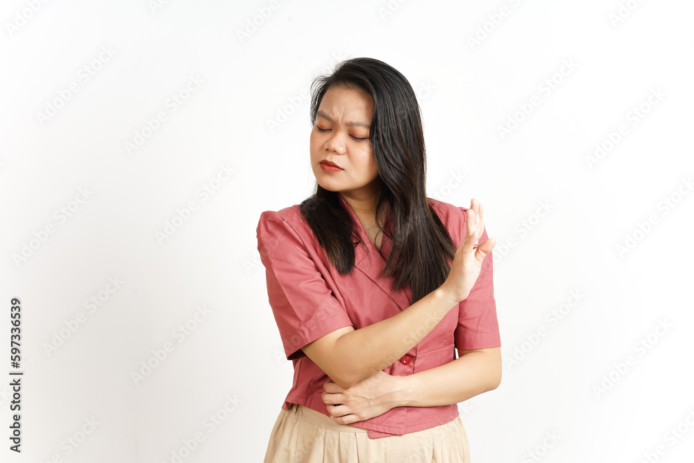 Stop Rejection Gesture Of Beautiful Asian Woman Isolated On White Background Stop Rejection Gesture Of Beautiful Asian Woman Isolated On White Background