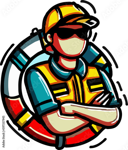 life guard png graphic clipart design