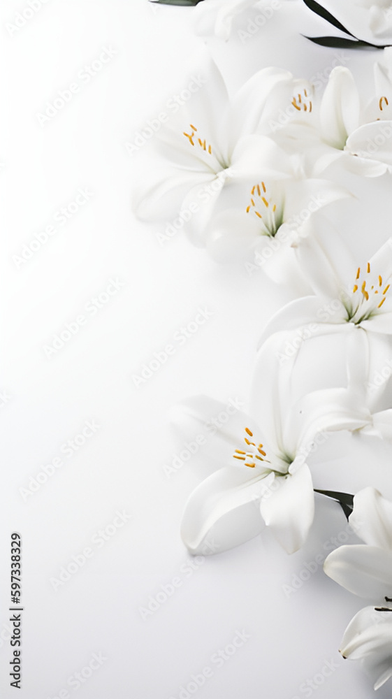 White Wallpaper Vertical Background | Generative AI White Wallpaper Vertical Background | Generative AI