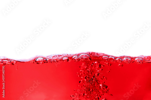red water splash background