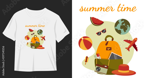 A shirt summer abstract background