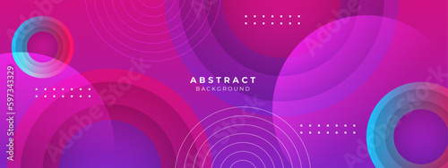 Abstract vector background. Composition with fluid and geometric shape and place for text or message. © Salman