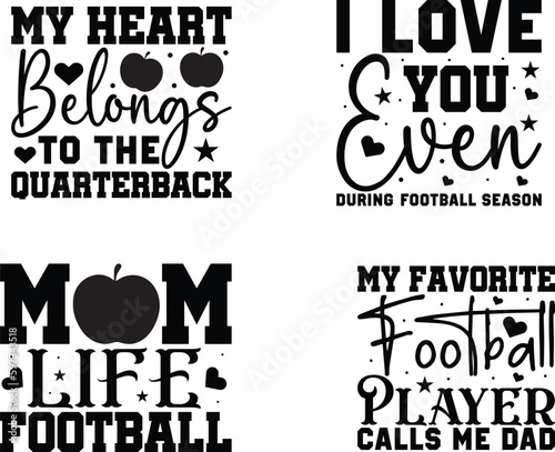 Football Svg Bundle And Retro Svg