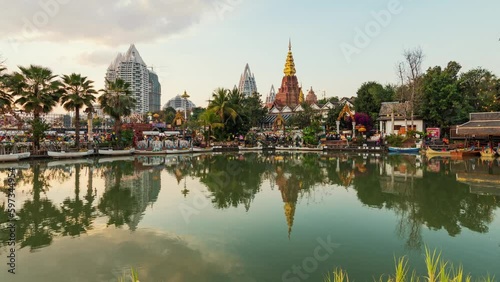 City view of Xishuangbanna timelapsing photo