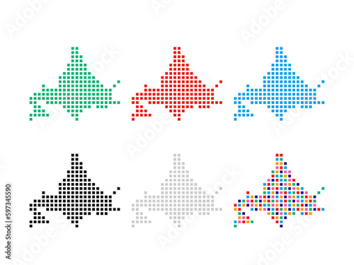 北海道　地図（スクエア②）