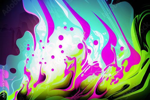 Abstract lava lamp styled colorful background