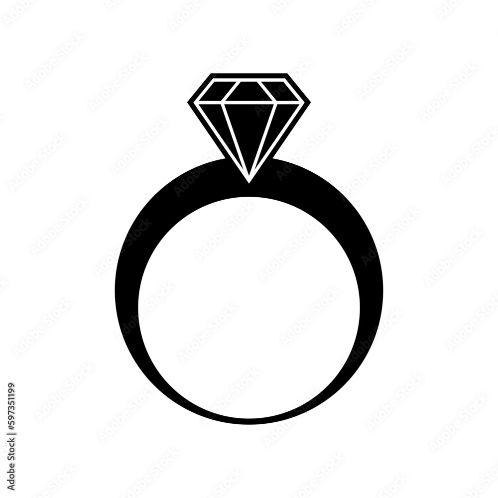 diamond ring icon diamond ring icon