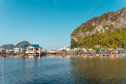 Rock and island scenery and Phang Nga Bay