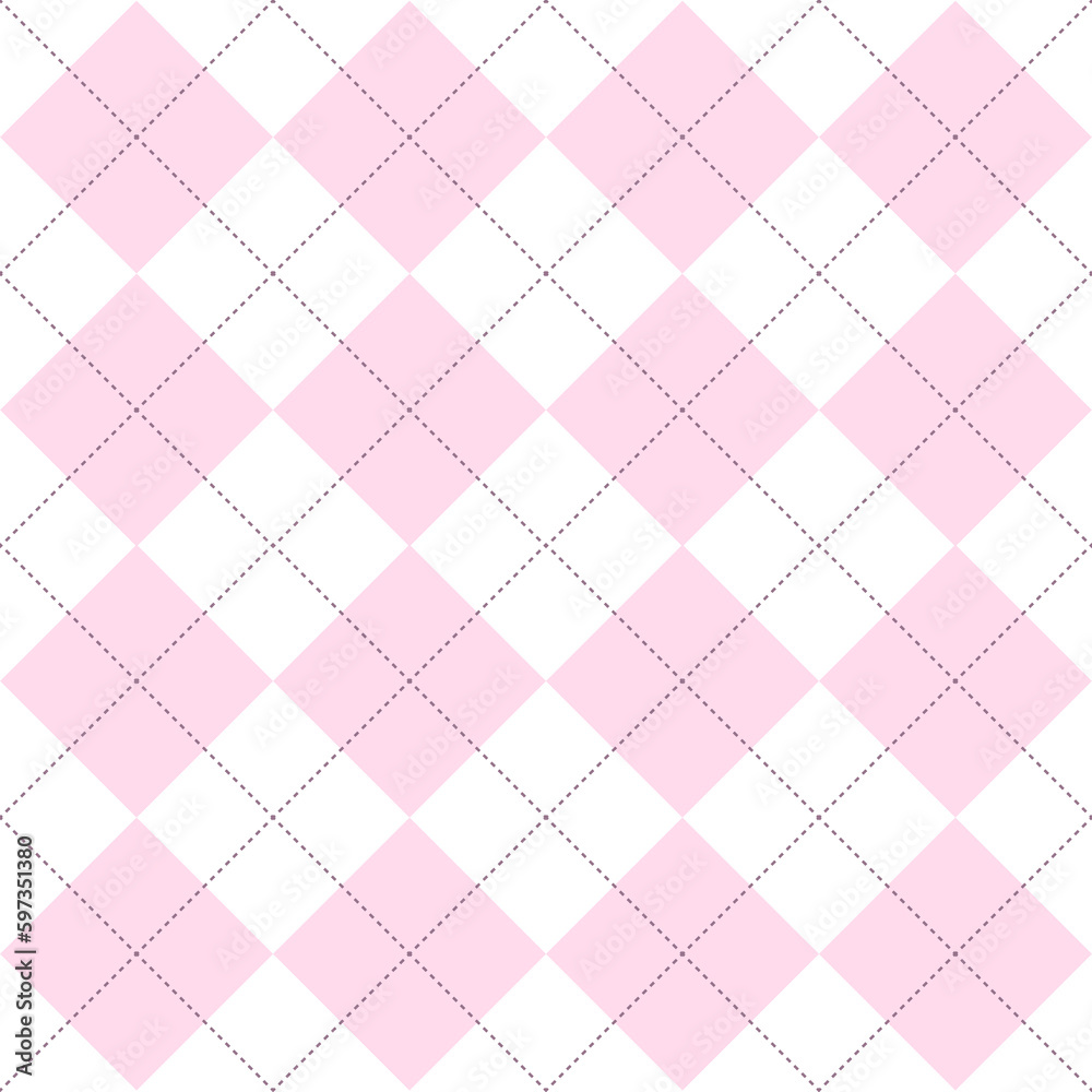 pink argyle pattern on a white background. pink argyle pattern on a white background.