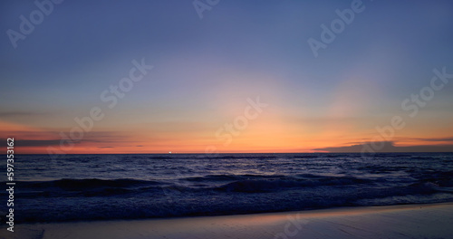 sunset over the sea © ryanking999