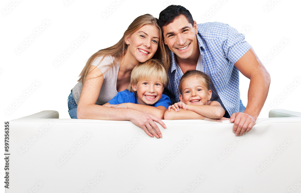 Beautiful smiling family in a room on couch Beautiful smiling family in a room on couch