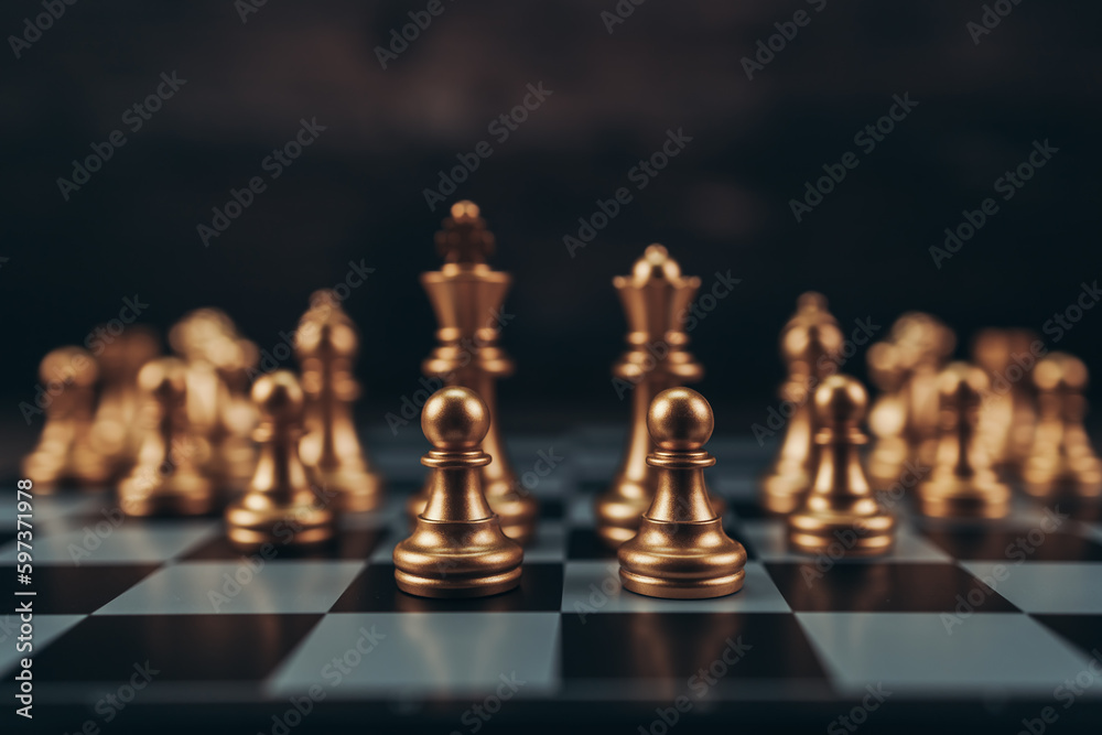chess piece on chess board game for ideas, challenge, leadership, strategy, business, success or abstract concept. chess piece on chess board game for ideas, challenge, leadership, strategy, business, success or abstract concept.
