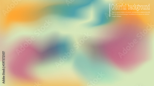 Colorful gradient. A template with a blurred color background for interior, prints, decorations, creativity and web design. The basis for posters, posters, covers and creative ideas