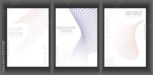 Abstract pattern. Template for the design of banners, posters and posters. Layout of the book cover, brochures, booklets and catalogs. An idea for creative design