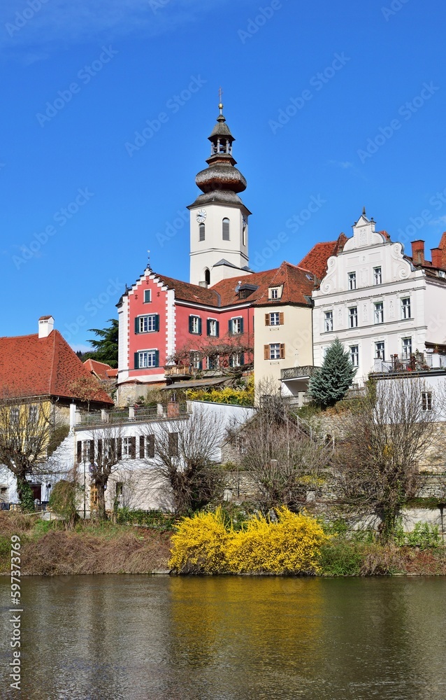 Naklejka premium Frohnleiten in Steiermark, Österreich, vertikal