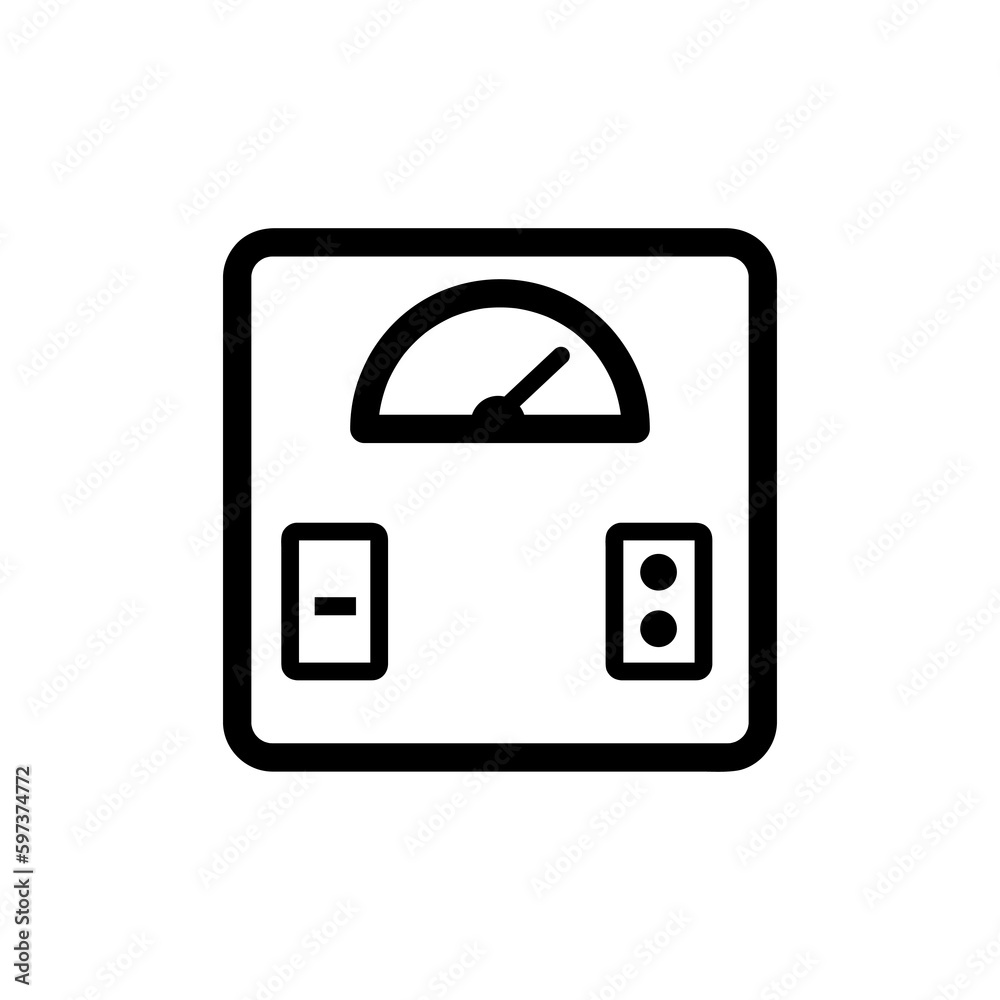 Meter vector icon illustration on white background..eps Meter vector icon illustration on white background..eps