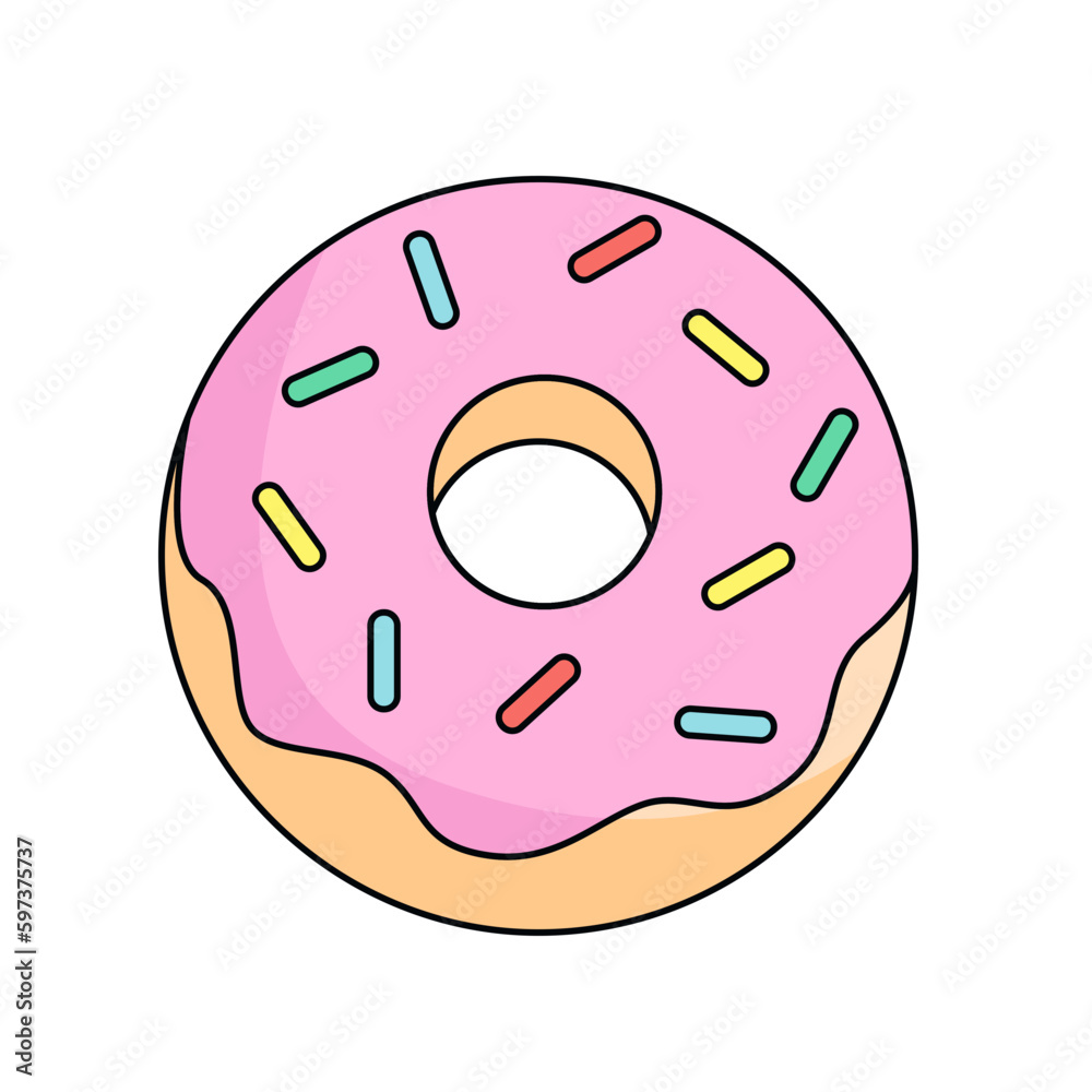 Fototapeta premium Fast Food Donut