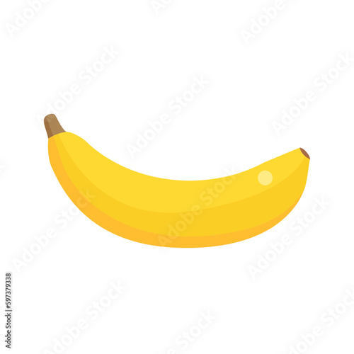 banana isolated on white background