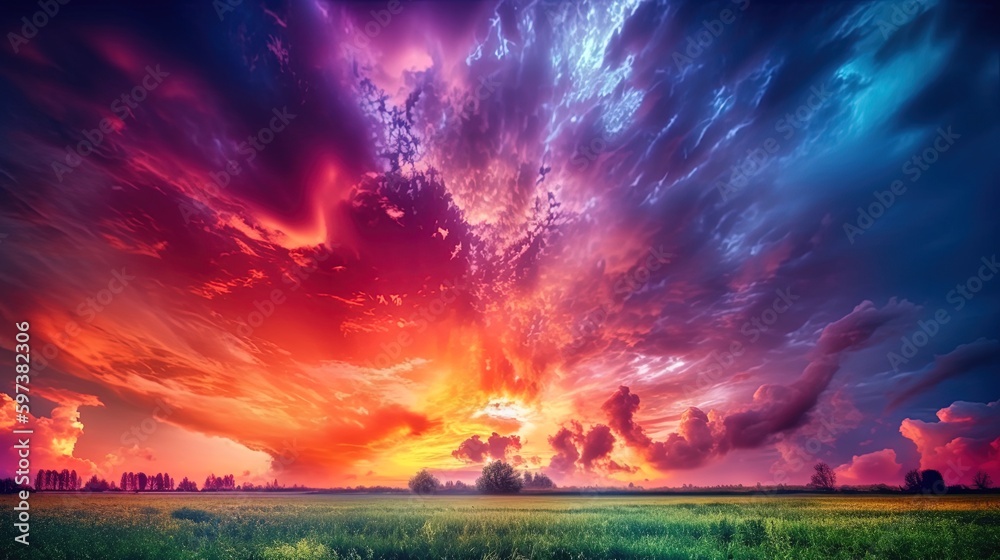Fantastic view Beautiful sunset sky twilight times sky and clouds in dramatic background Fantastic view Beautiful sunset sky twilight times sky and clouds in dramatic background