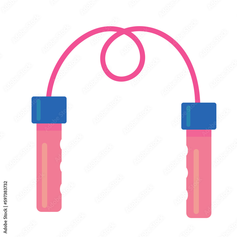 Sports Equipment Illustration Set_Skipping Sports Equipment Illustration Set_Skipping