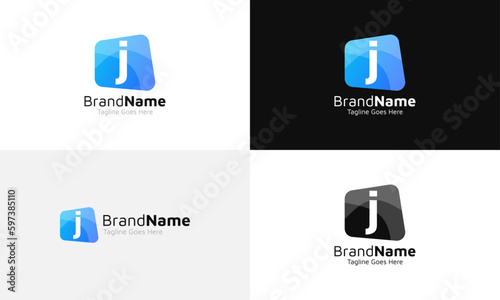 J Letter Logo Template