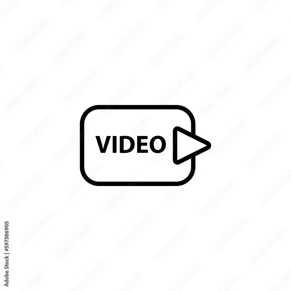 video icon vector design templates video icon vector design templates