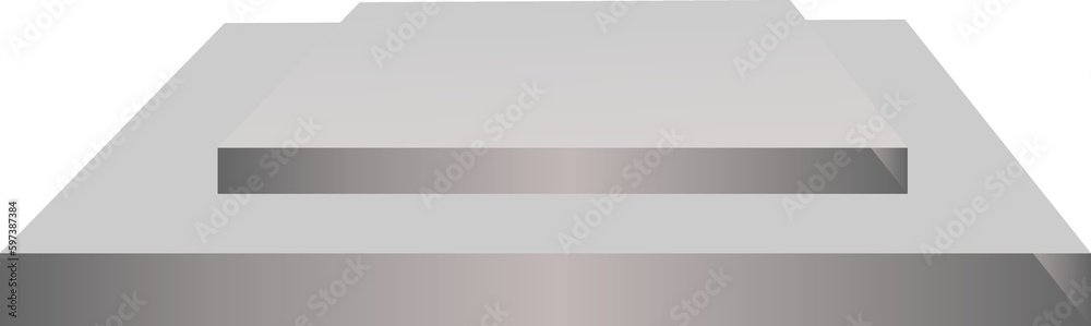 Obraz premium 3D Vector Podium