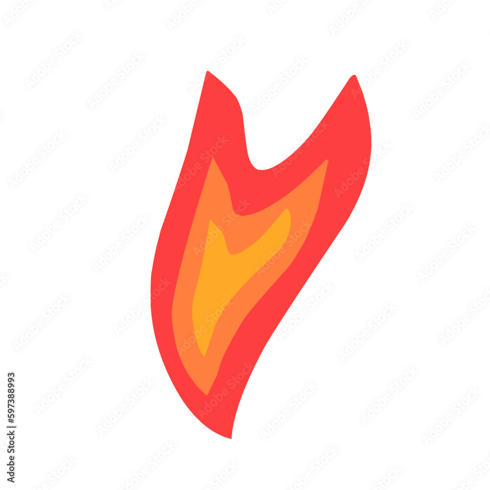 Ignition Fire Illustration Ignition Fire Illustration