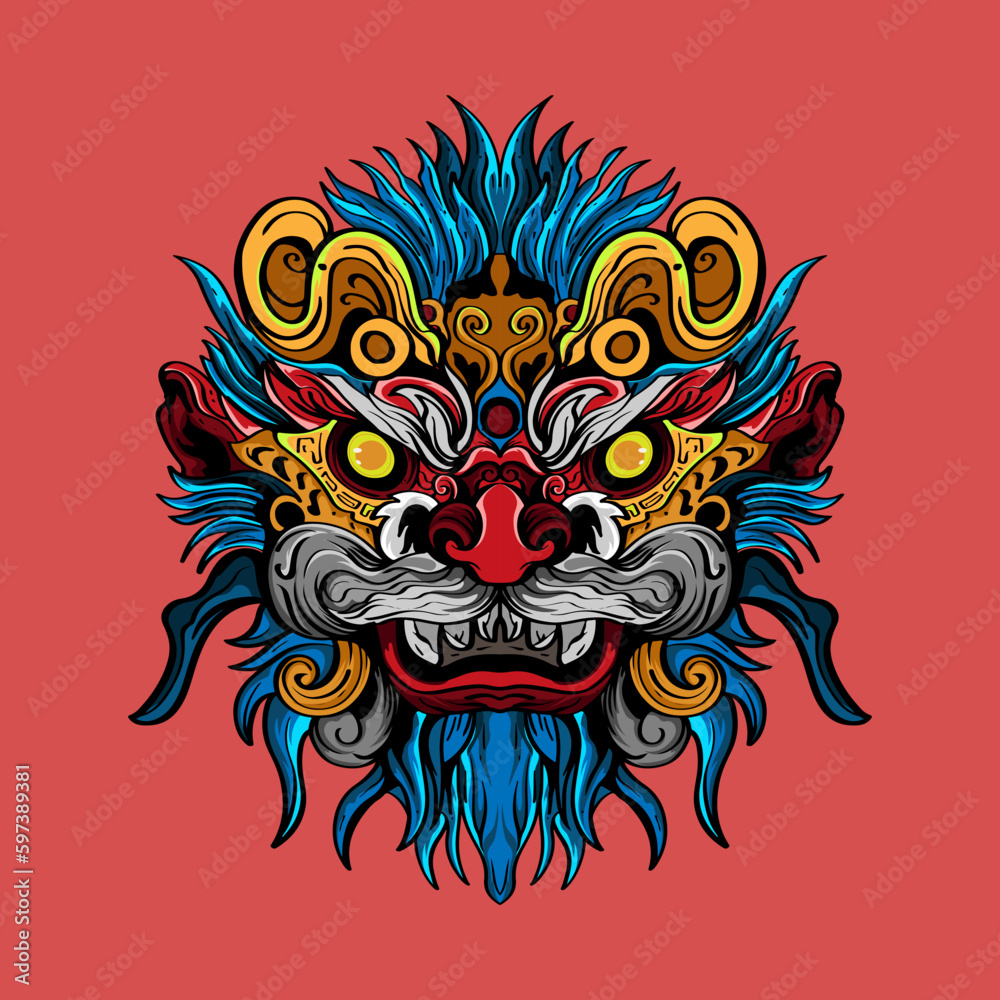Dragon head  conceptIllustration, perfect for T-shirt, Apparel or merchandise design