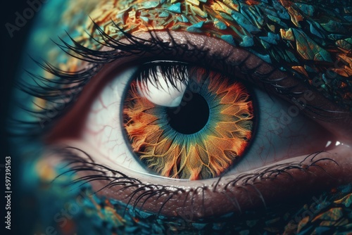 Art fantasy eye. Generate Ai