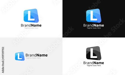 L Letter Logo Template